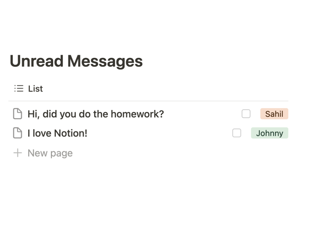 direct messages
