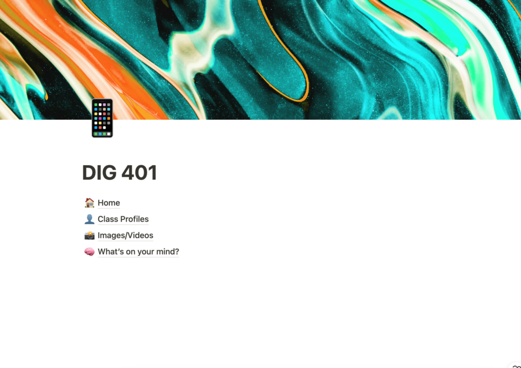 dig 401 notion page